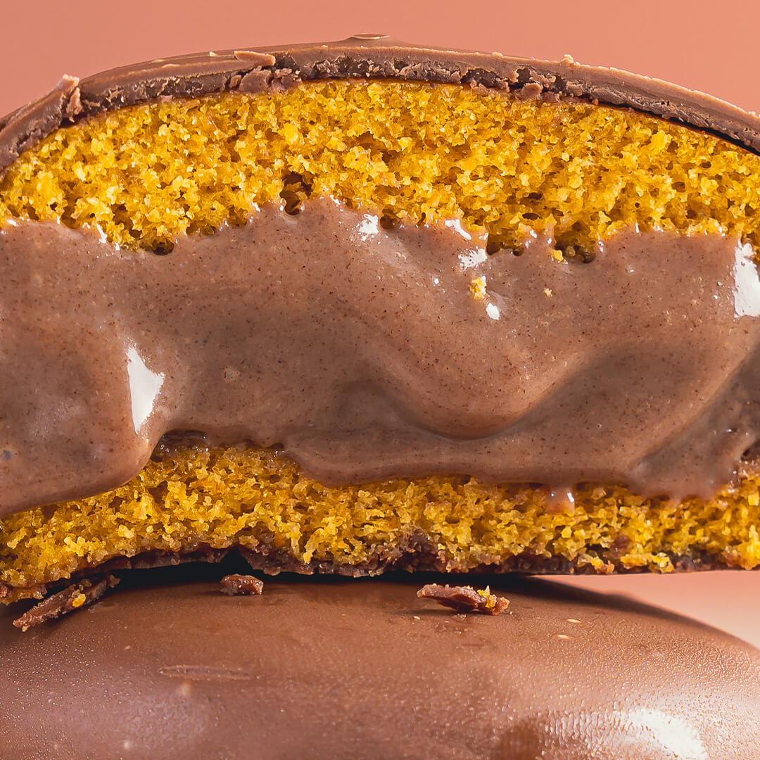 LANÇAMENTO - Bolinho de Cenoura Fit – Sem Açúcar e Proteico (100g)