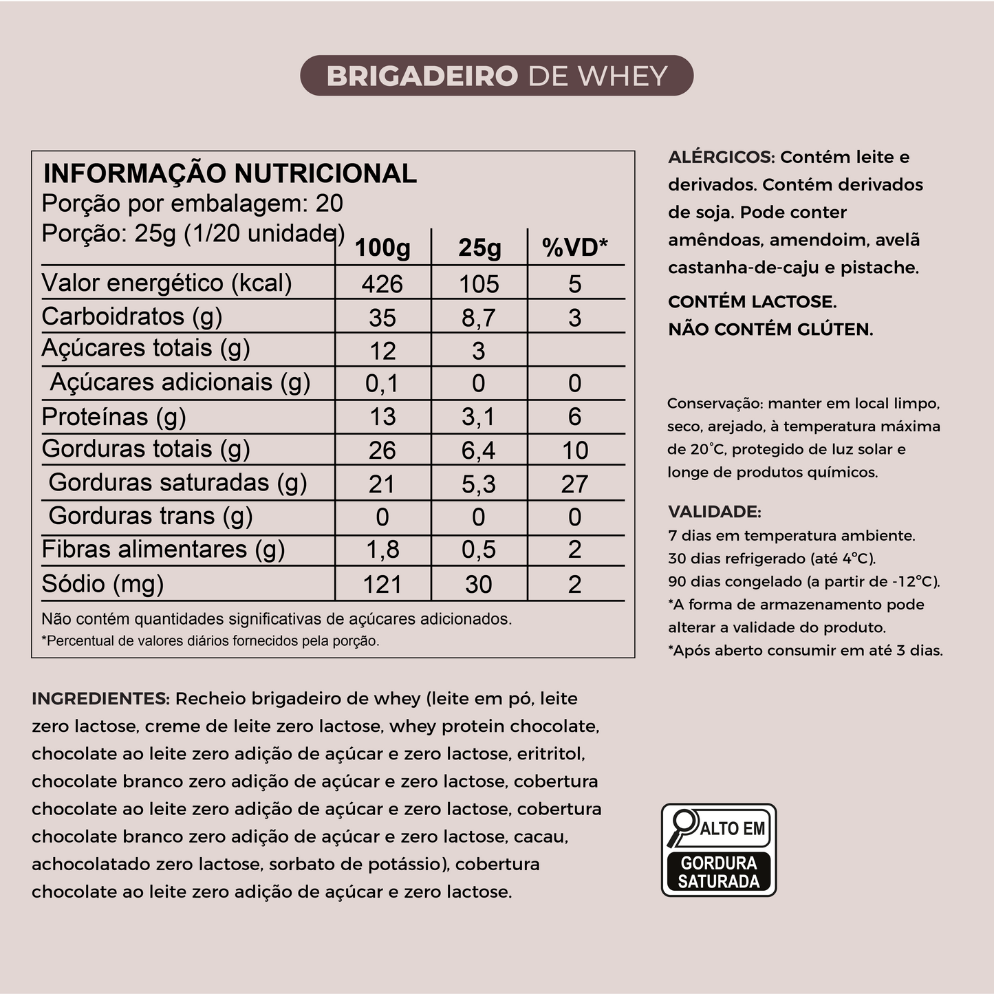 Ovo de Páscoa Fit Brigadeiro de Whey Zero | 250g e 500g