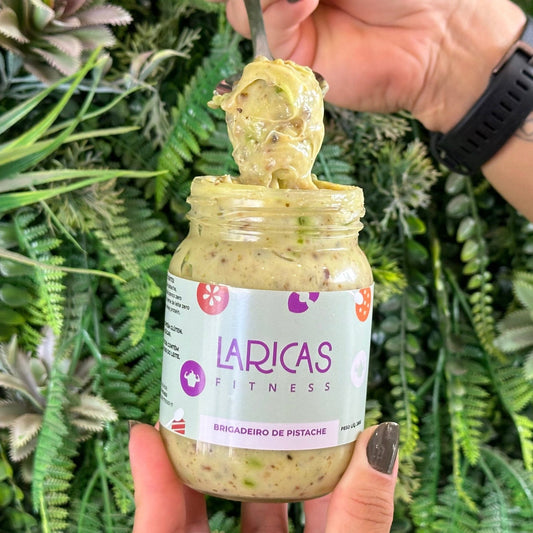 Brigadeiro de Pistache (280g) - Doce Proteico Zero Açúcar | Laricas Fitness