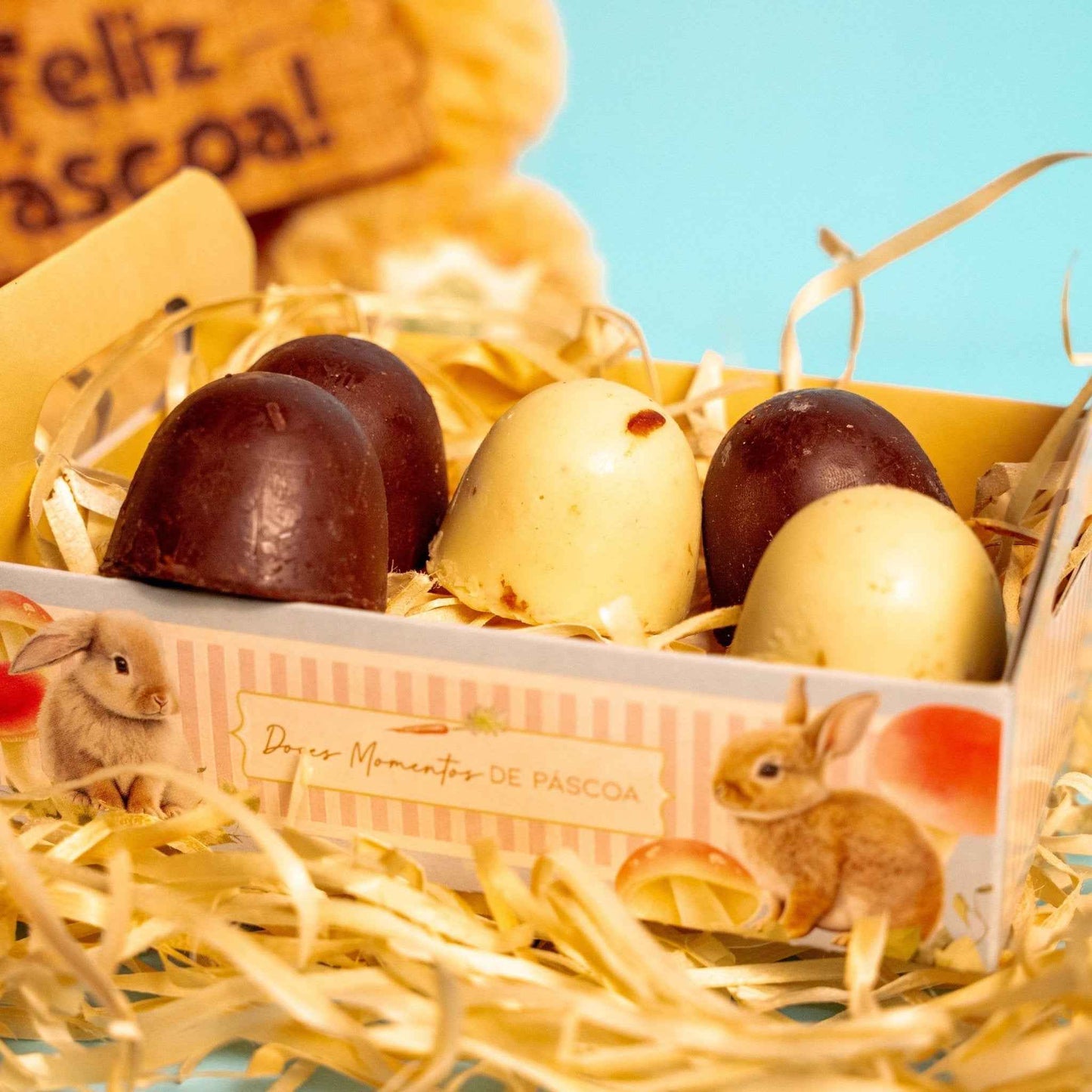 Caixa de Bombons Sortidos - Sem Açúcar e Proteico (200g)
