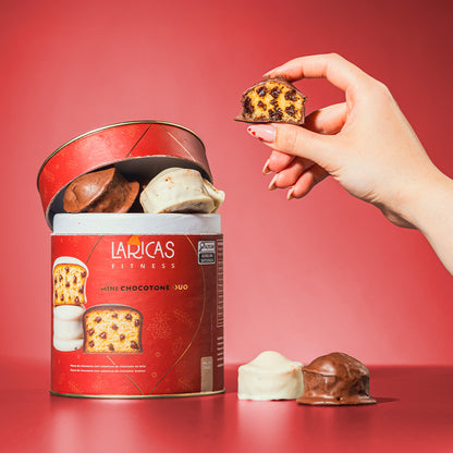 Lata de Mini Pães de Mel | Chocotone Duo