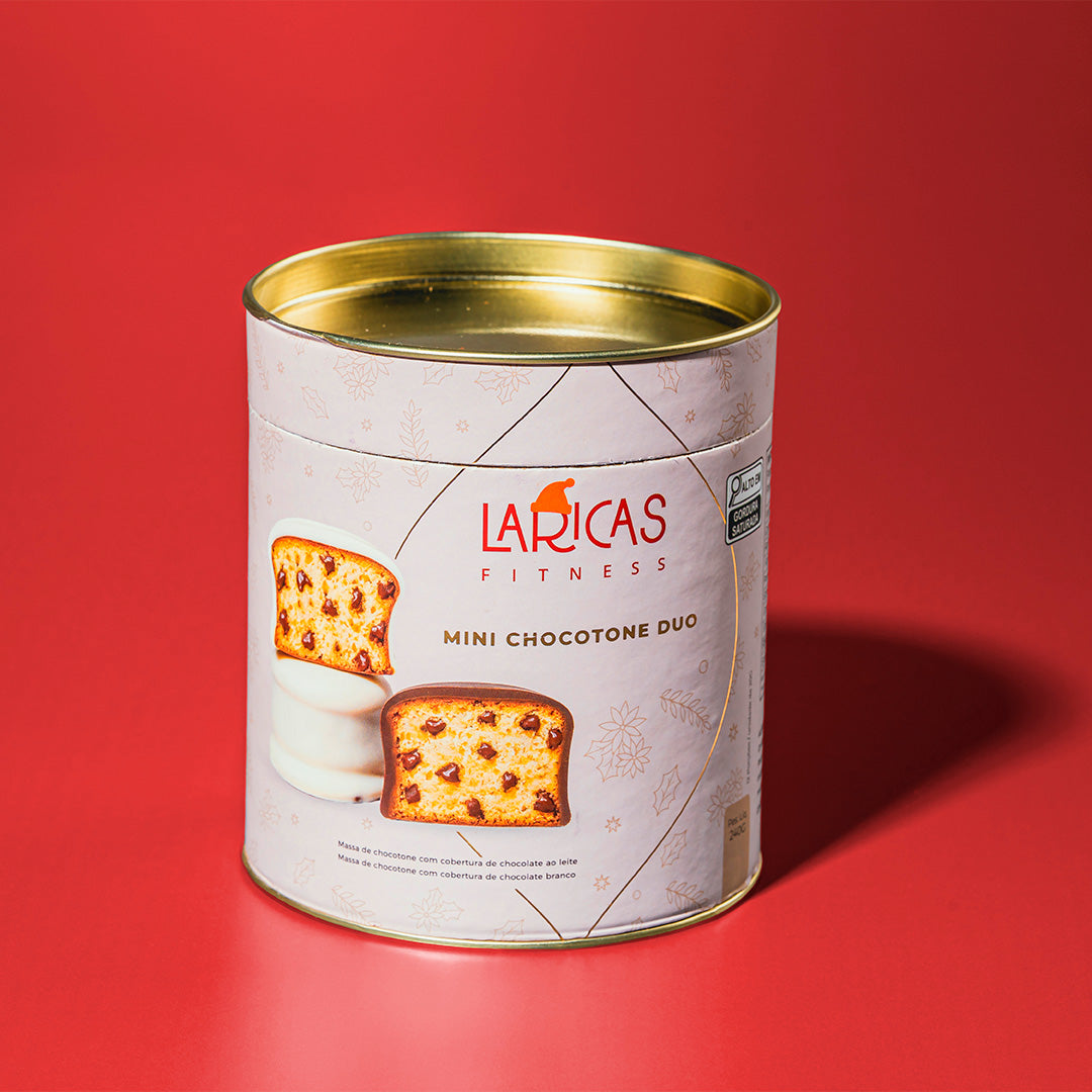 Lata de Mini Pães de Mel | Chocotone Duo