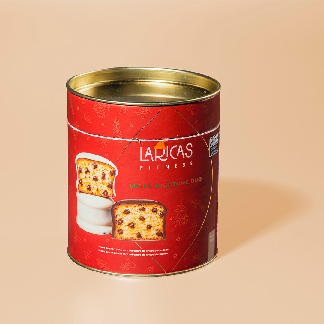 Lata de Mini Pães de Mel | Chocotone Duo