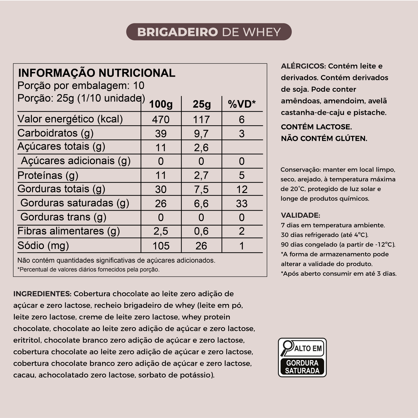 Ovo de Páscoa Fit Brigadeiro de Whey Zero | 250g e 500g