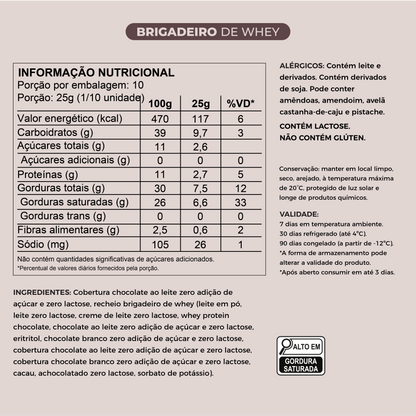 Ovo de Páscoa Fit Brigadeiro de Whey Zero | 250g e 500g
