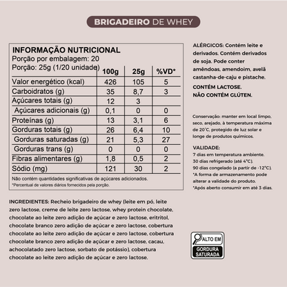 Ovo de Páscoa Fit Brigadeiro de Whey Zero | 250g e 500g