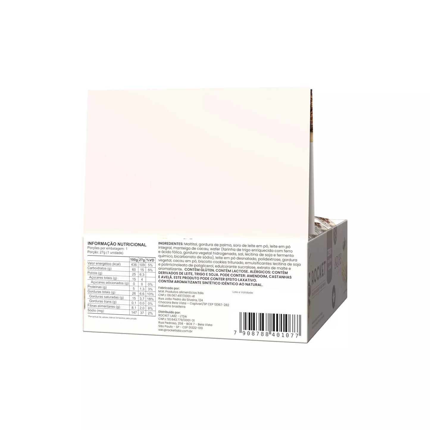 Laricas Wafer 27g (12 un) - Cookies and Cream