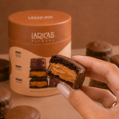 Lata com Mini Pães de Mel de Doce de Leite | Sem Adição de Açúcares com Whey Protein