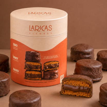 Lata com Mini Bolinho de Cenoura | Sem Adição de Açúcares com Whey Protein