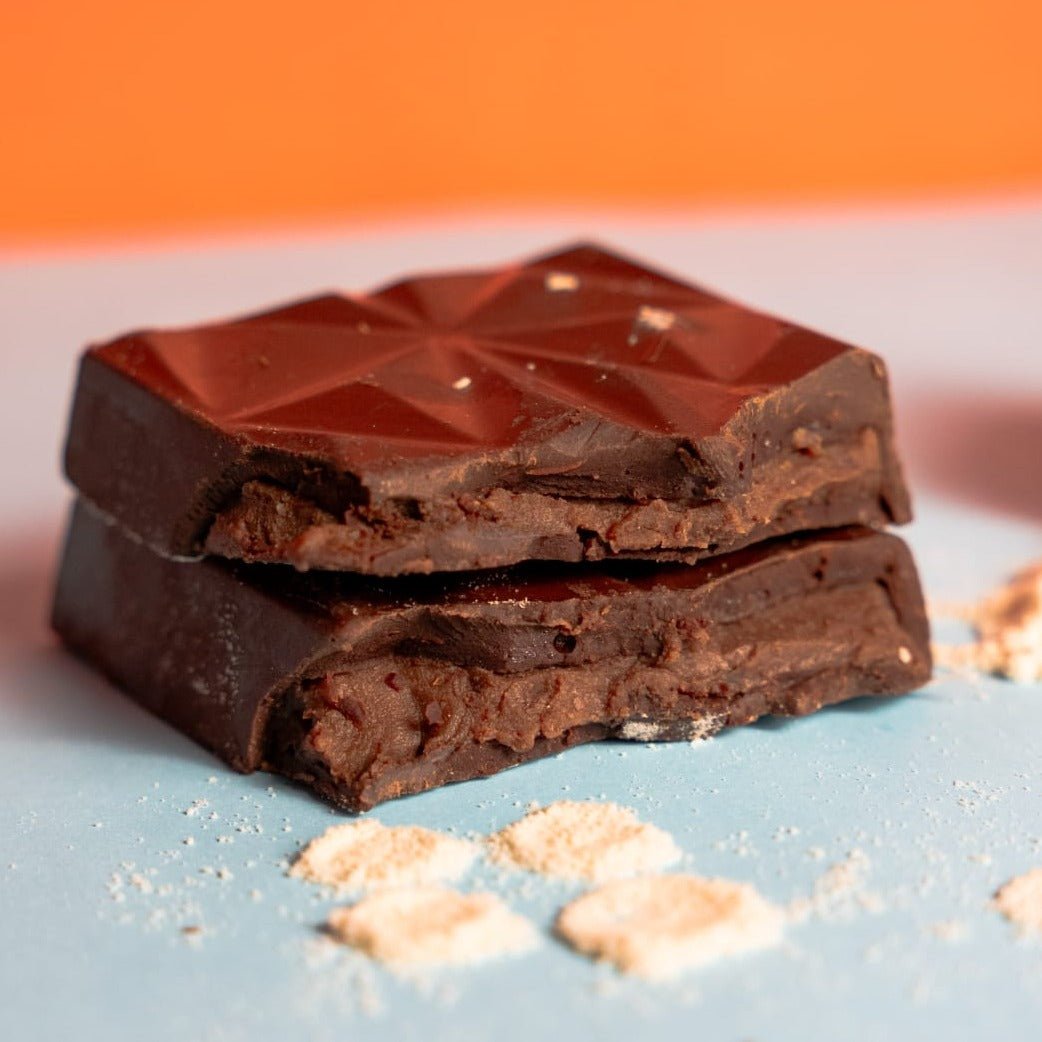 Barra de Chocolate Zero Recheado com Brigadeiro Proteico (180g) - Doce Proteico Zero Açúcar | Laricas Fitness