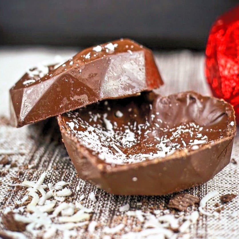 Coração de Beijinho de Whey (500g) - Doce Proteico Zero Açúcar | Laricas Fitness