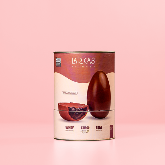 Ovo de Páscoa Fit Avelã Trufado zero adição de açúcar
