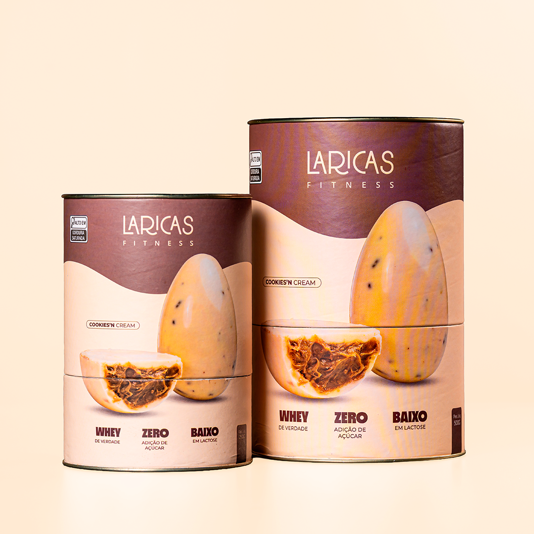 Ovo de Páscoa Fit Cookies’n Cream zero adição de açúcar