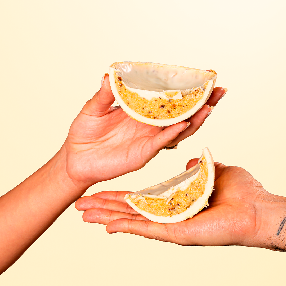 Recheio cremoso de pistache com chocolate branco