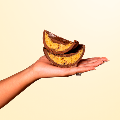 Recheio cremoso de pistache do Ovo Fit Pistache