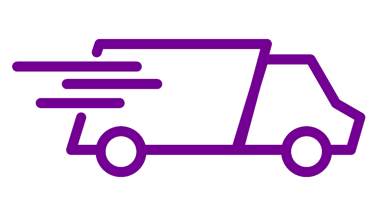 Ícone de frete grátis e entrega rápida – Compras online seguras e envio rápido para todo o Brasil | Laricas Fitness