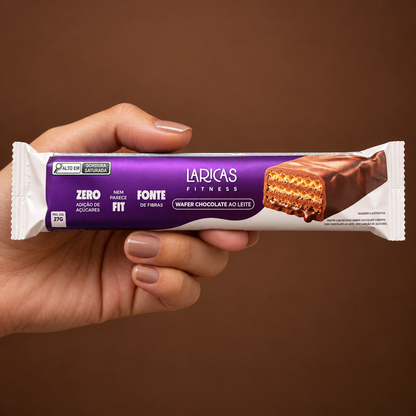 Laricas Wafer 27g (12 un) - Chocolate ao Leite